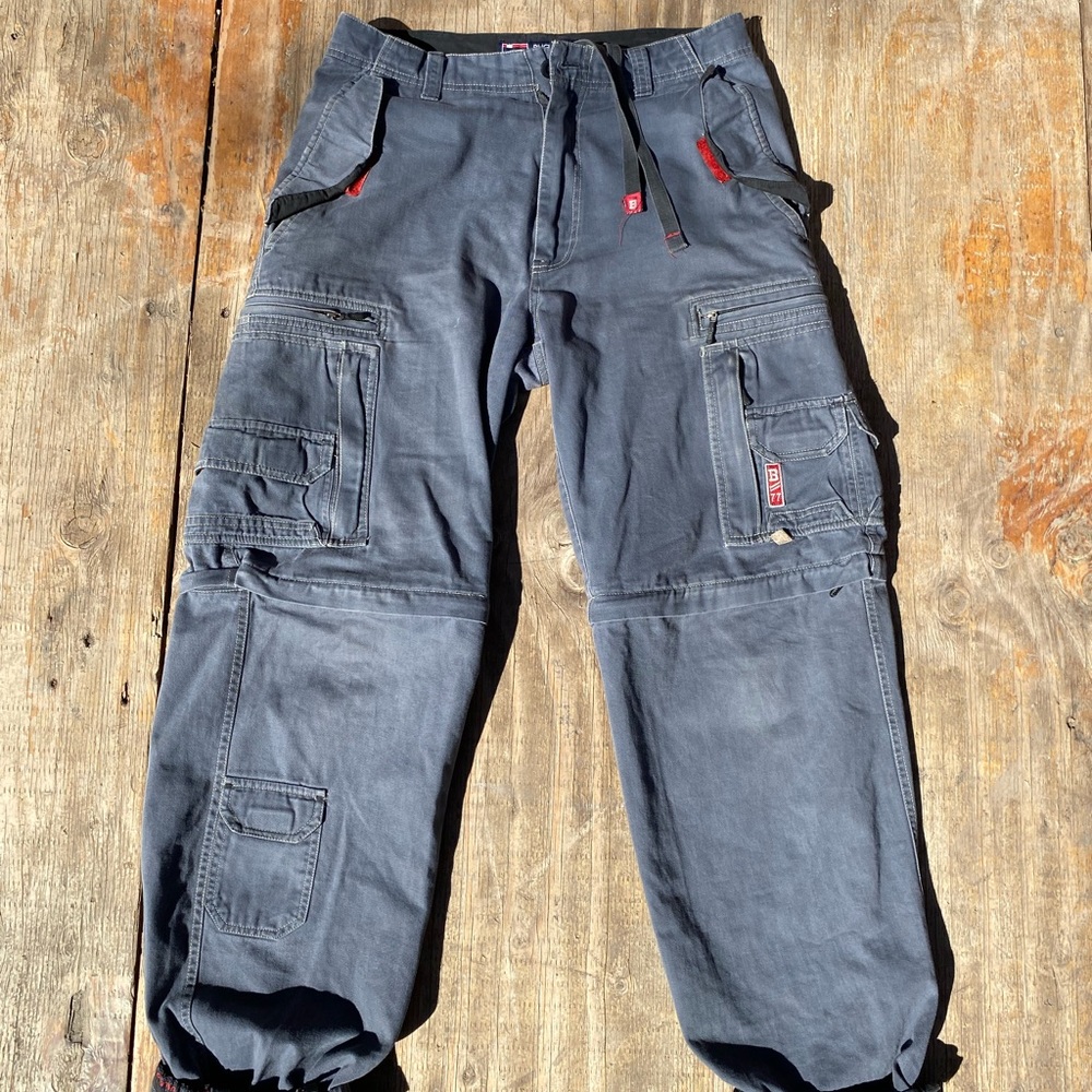 Bugle Boy Technical Convertible Cargo Pants 32 x 32